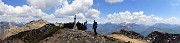 70 Alla croce di vetta del Cancervo (1831 m) con vista ad est, nord, ovest